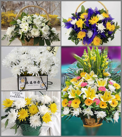 江苏南京栖霞区马群街道百水芊城社区白事提篮配送